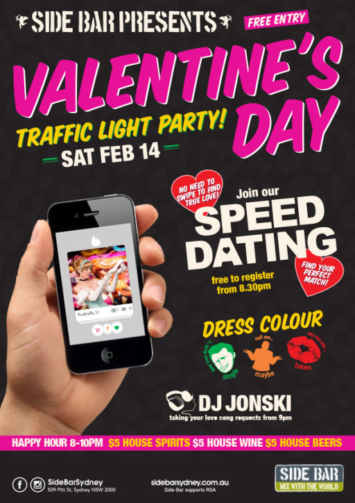 Side Bar Sydney - Valentine's Day